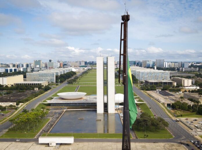 Brasilia Congresso Esplanada fundo