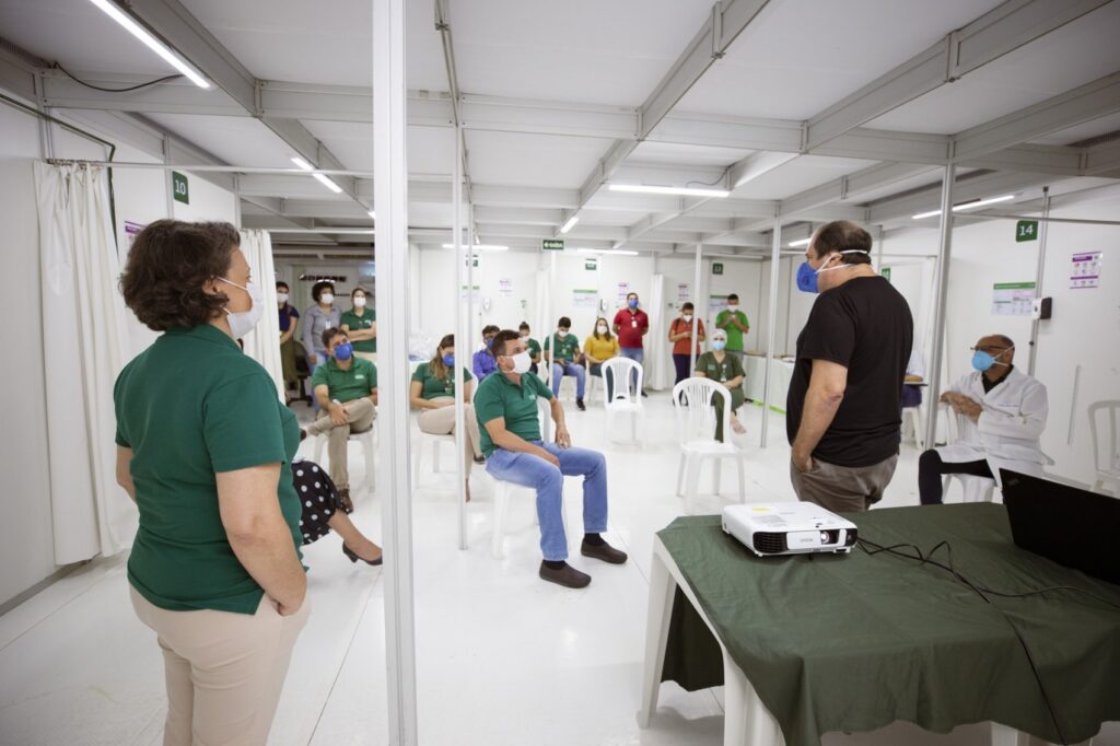 SENAI Unimed chega a pacientes tratados com o Elmo Foto Rayane Mainara