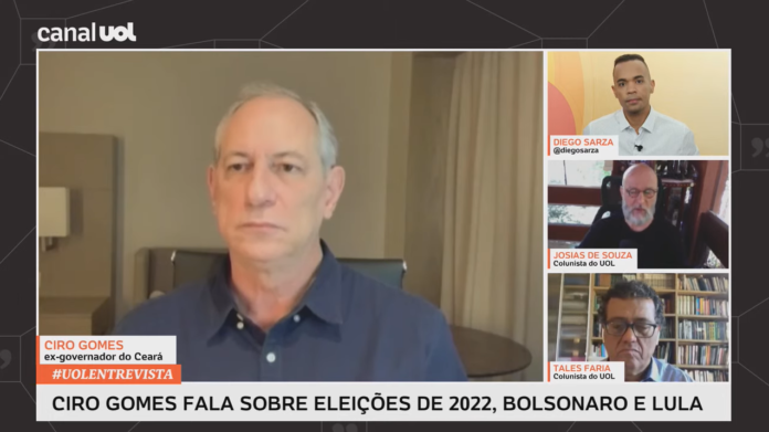 ciro gomes participa do uol entrevista  v