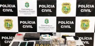 Ação da polícia aconteceu nos municípios de Cascavel e Aracati.