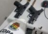 Polícia apreende duas pistolas em Aquiraz