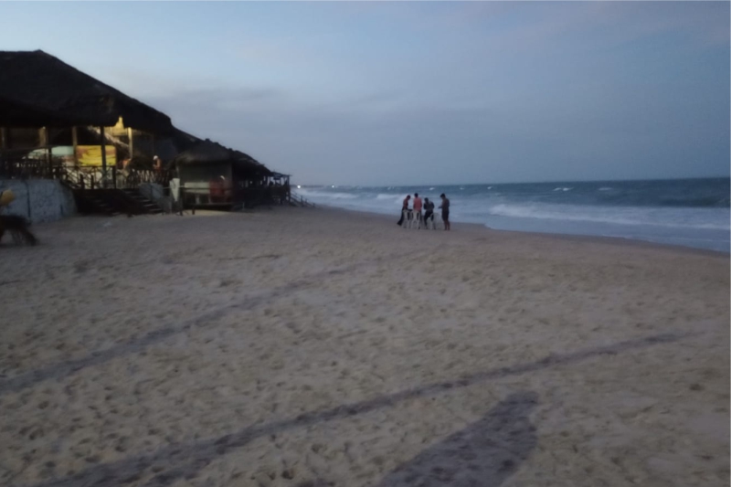 Praia de Morro Branco ganha iluminação para o réveillon