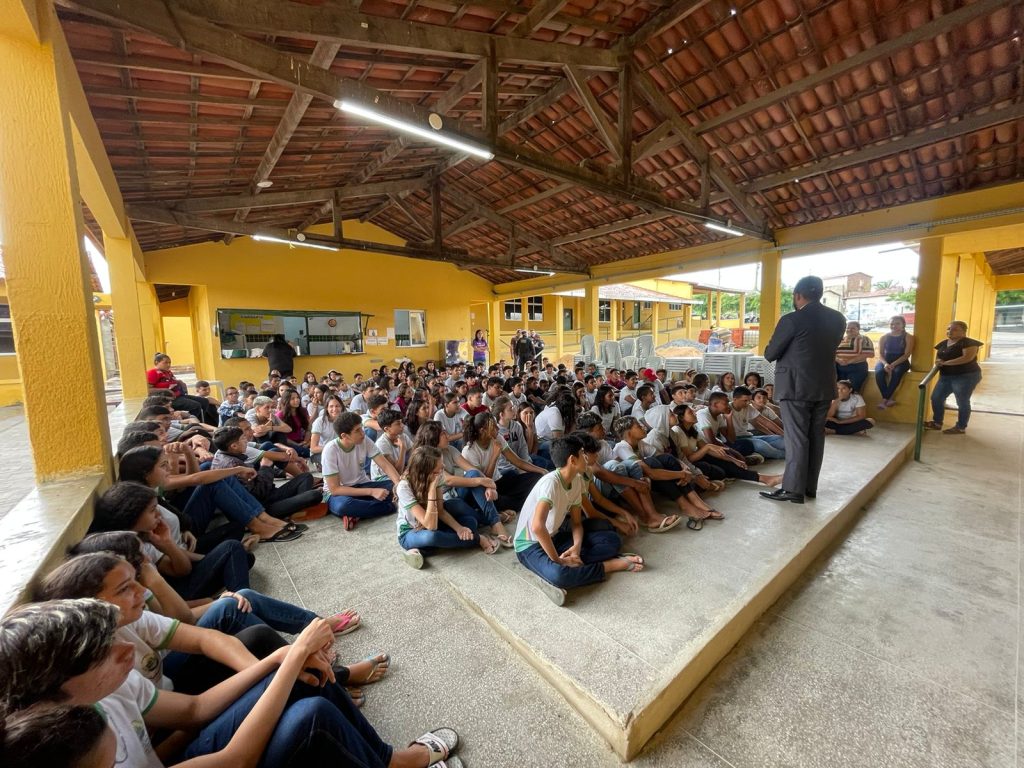 Disparos de arma de fogo são registrados no entorno da escola- Foto: Divulgação.