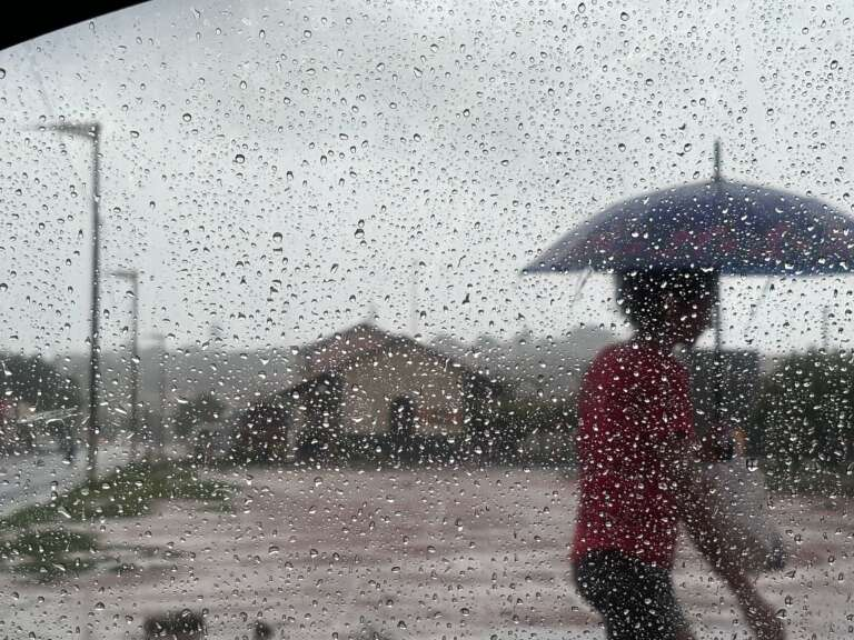 Precipitações, ainda que isoladas, vêm ocorrendo neste mês de março - Foto: Marciel Bezerra.