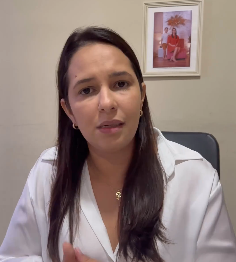 Legenda: Presidente da Câmara Municipal, Priscila Lima - Foto: Divulgação/Vídeo.