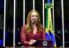 Janaina Farias substitui Augusta Brito, que pediu licença do mandato - Foto: Waldemir Barreto/Agência Senado