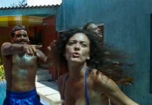Iago Xavier, Fábio Assunção e Nataly Rocha em cena de "Motel Destino" - Foto: Divulgação