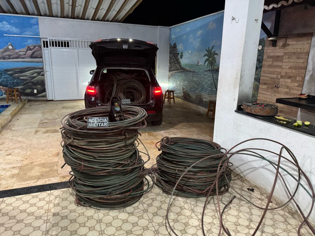 Os suspeitos foram presos em flagrante- Foto: Divulgação/PMCE.