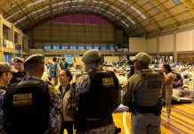 Agentes do efetivo federal prestam apoio ao policiamento ostensivo em cidades do estado- Foto: Divulgação/Ministério da Justiça