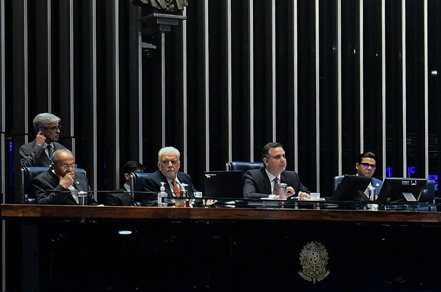 Sessão plenária desta terça-feira - Foto: Pedro França/Agência Senado