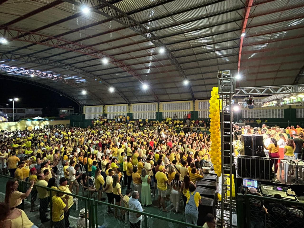 O evento também marcou o lançamento da pré-candidatura de vereadores.