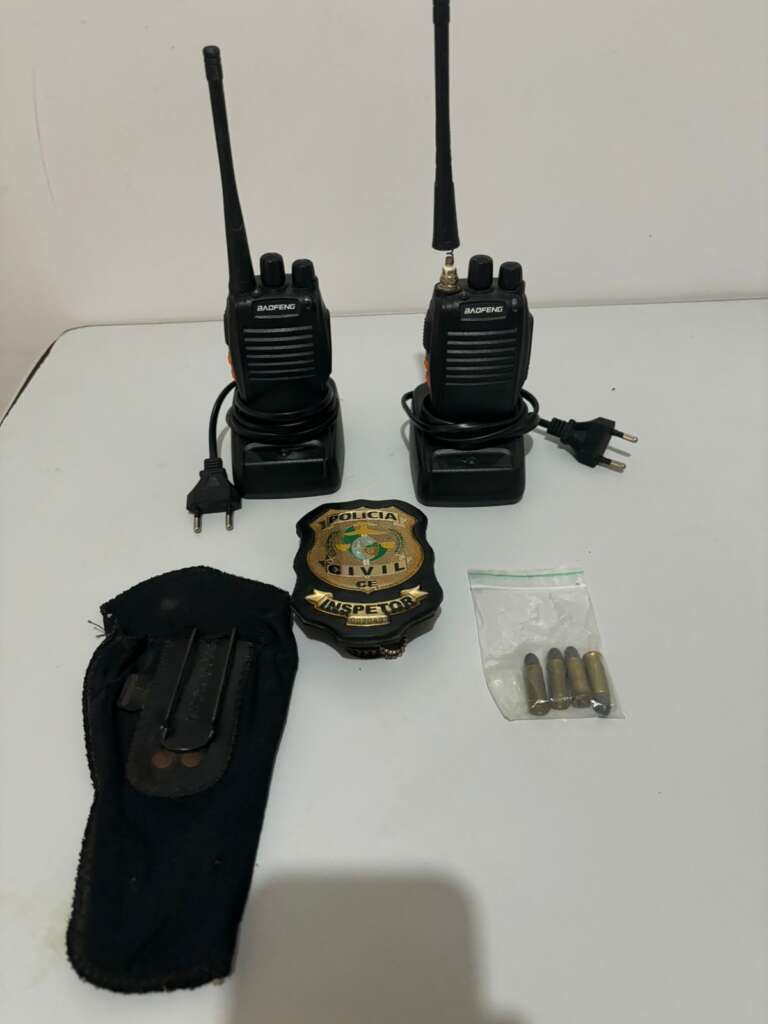 O suspeito é partícipe de um crime de tentativa de homicídio - Foto:PCCE/Divulgação