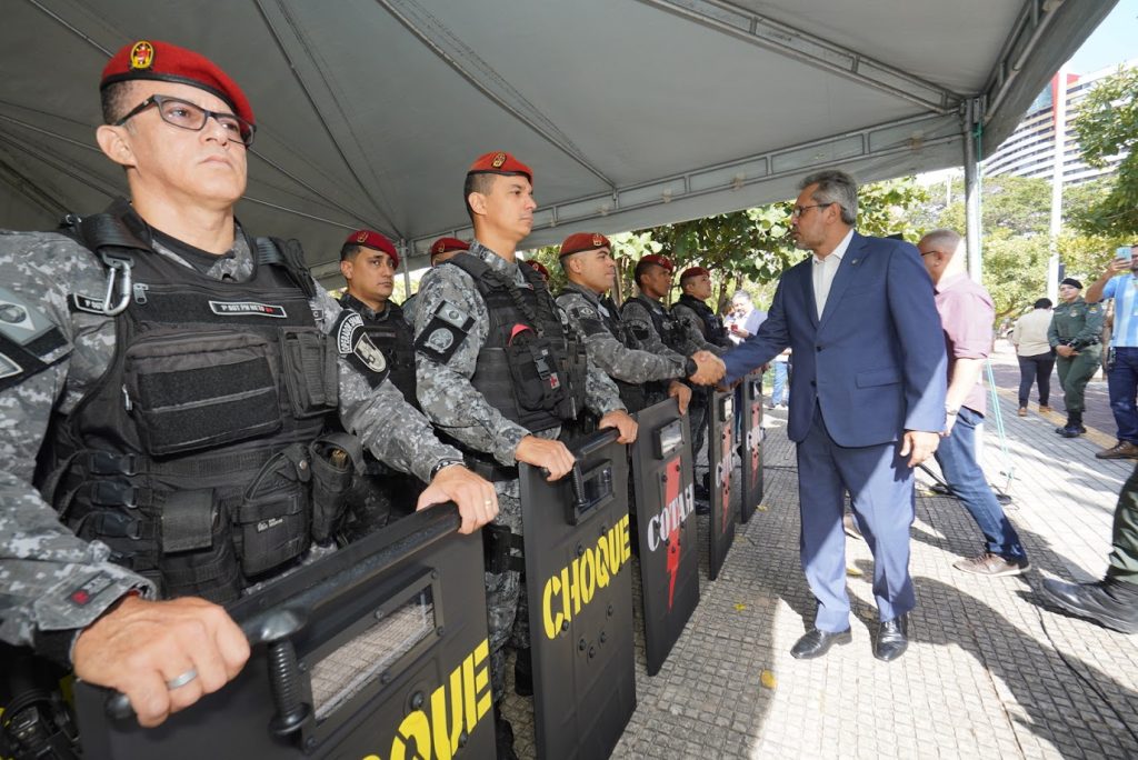 São cerca de 500 policiais militares reforçando o trabalho em todo o estado- Imagens: Reprodução/SSPDS.