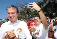 O ministro Camilo Santana e o candidato Eduardo Leitão - Foto: Reprodução.