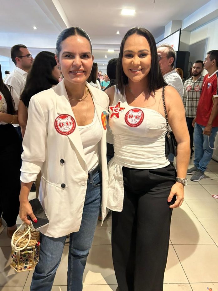 Prefeita Izabella Fernandes e vereadora Lidiane do Afrânio- Imagem: Reprodução.