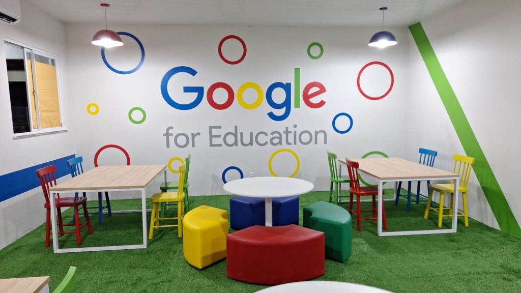 A intenção é inaugurar mais de 40 Salas Google em instituições públicas de ensino.- Imagem: Reprodução/Etice.