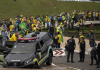 Na foto, carro da Polícia Legislativa em frente ao Congresso Nacional - Imagem: Joedson Alves/Agência Brasil.