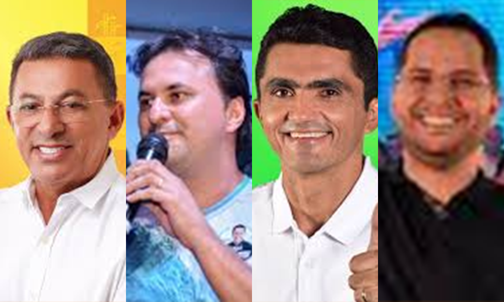 Dedé, Bruno, Kleiton e Arimatéa - Imagens: Reprodução. 