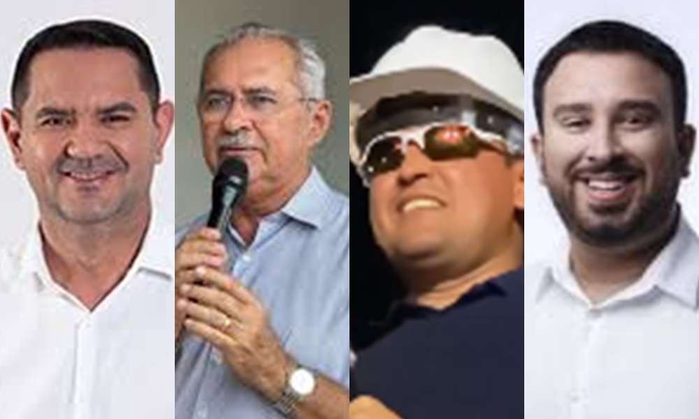 Bebeto, Nezinho, Edilson e Antoniel - Imagens - Reprodução.