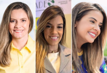 Dilmara Amaral, Renata Vasconcelos e Naiara Castro - Imagem: Montagem:Morena Brandão