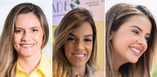 Dilmara Amaral, Renata Vasconcelos e Naiara Castro - Imagem: Montagem:Morena Brandão