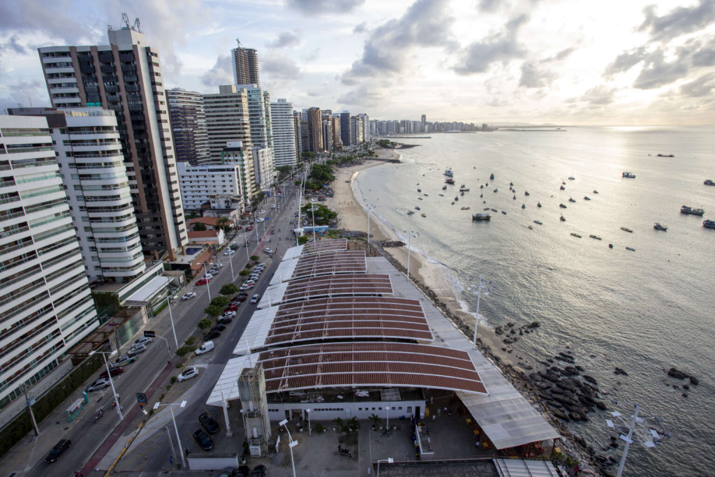 Fortaleza, capital cearense, aparece à frente de Salvador - Imagem: Tatiana Fortes.