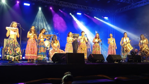 Choro Jazz: as meninas do Coco de Fulô levantaram o público em Jeri neste domingo
