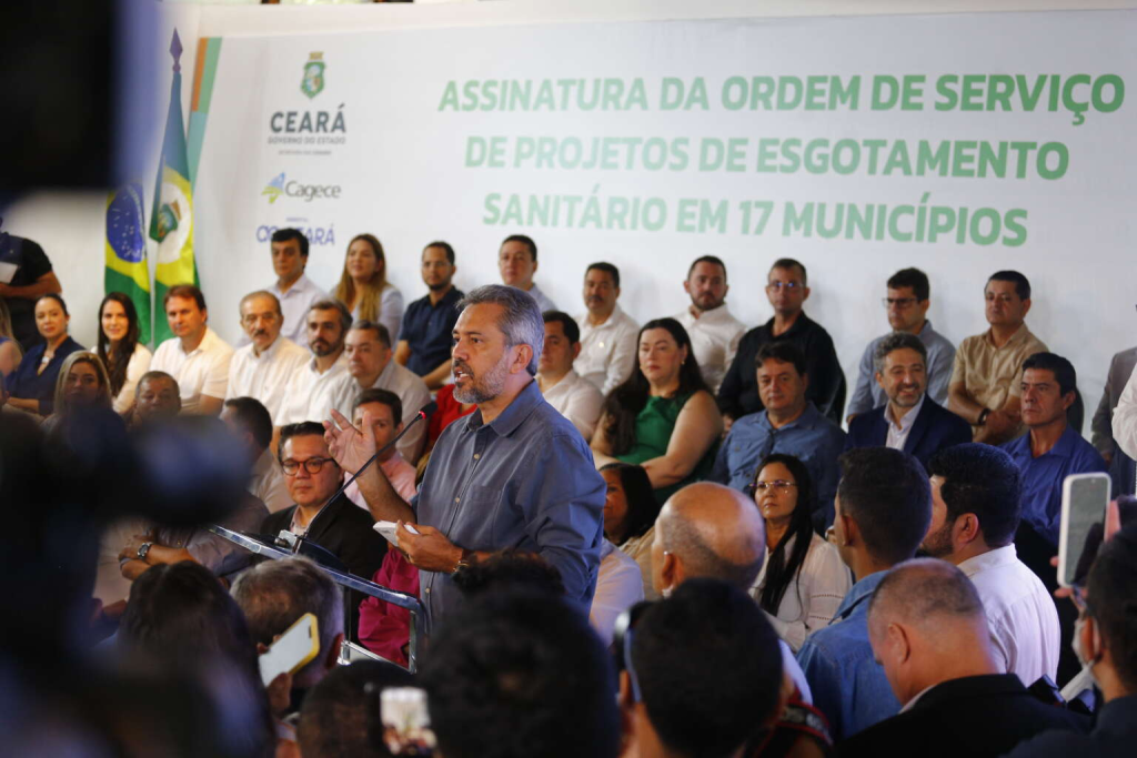 As ações integram a Parceria Público-Privada (PPP) firmada entre a Cagece e a Ambiental Ceará - Imagem: Reprodução/Casa Civil