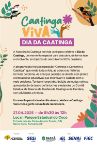 Neste domingo, venha celebrar a beleza e a força da Caatinga
