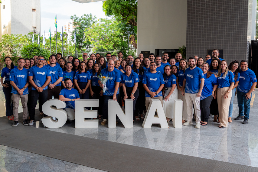 O anúncio foi feito na manhã desta sexta-feira (04 de abril), durante a reunião nacional dos Diretores Regionais do SENAI Imagem: Divulgação/FIEC.