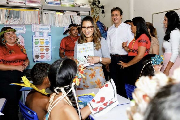 Janja SIlva e Camilo Santana - Fotos: Hiane Braun - Casa Civil