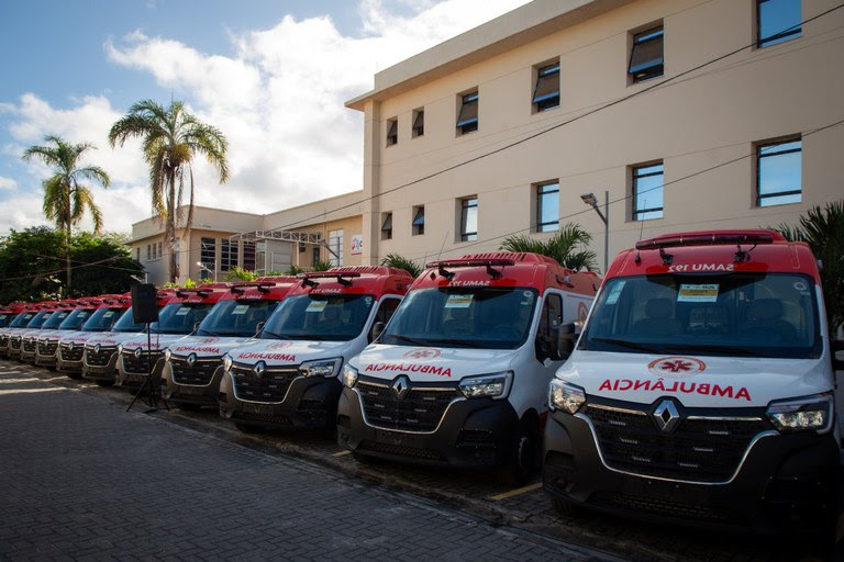Ao todo, 166 novas ambulâncias foram distribuídas para 137 municípios da região Nordeste - Foto: Rafael Nascimento/MS