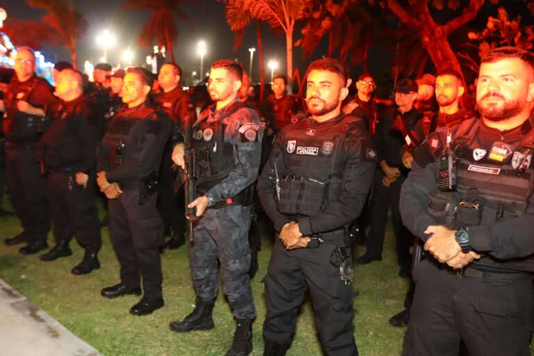 O combate ao crime organizado é uma prioridade Estácio Jr e Carlos Gibaja - Casa Civil - Foto