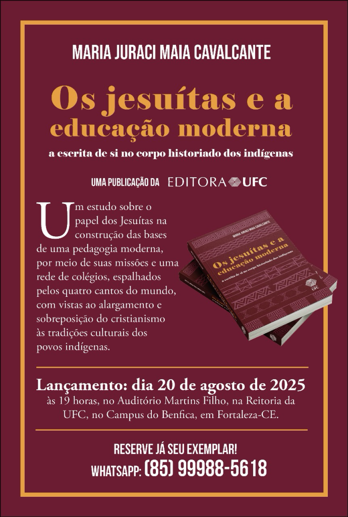 Escritora e professora cearense lança o livro "Os jesuítas e a educação moderna"
