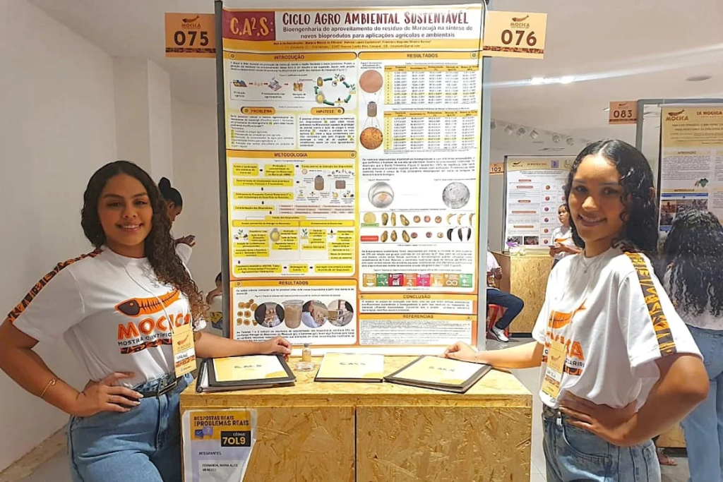 Além da iniciativa campeã, outros três projetos advindos da EEMTI Marconi Coelho levaram o 2º, o 3º e o 5º lugares gerais – Foto: Arquivo pessoal - Foto: Arquivo Pessoal.