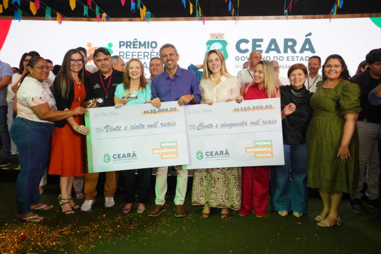 A premiação é referente aos anos 2023 e 2024 foi entregue na Cidade Mais Infância, em Fortaleza - Foto: Carlos Gibaja e Tiago Stille - Casa Civil