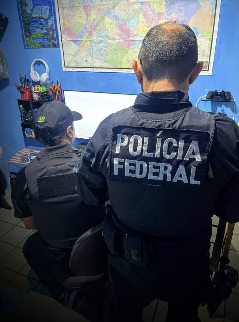 Homem é preso em flagrante em Fortaleza- Fonte: Divulgação/PF.