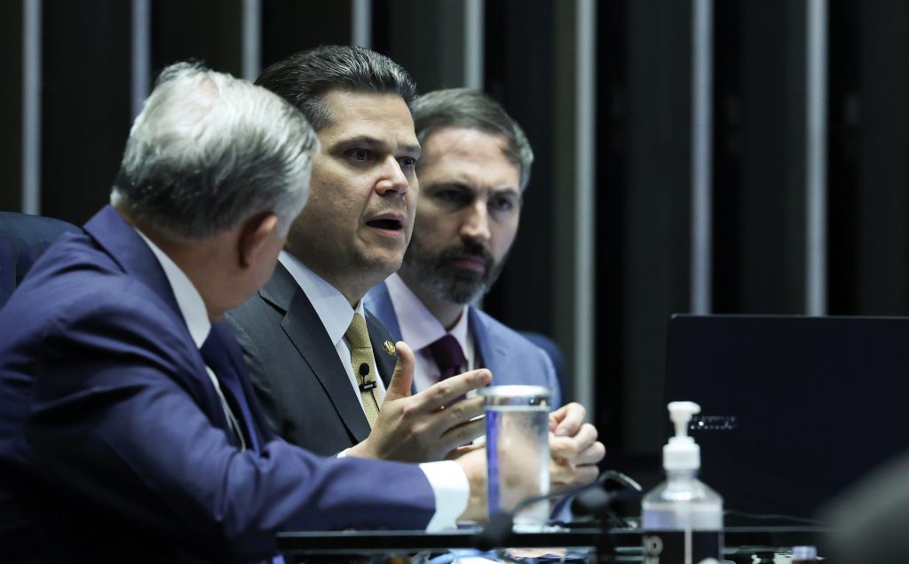 Legenda: Senador Davi Alcolumbre (União-AP). Foto: Lula Marques/Agência Brasil