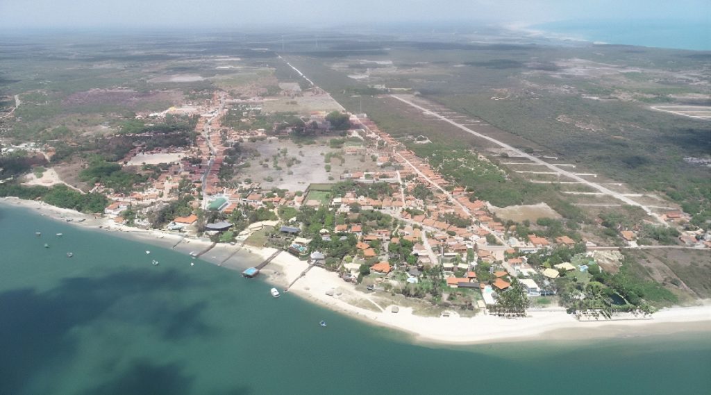Legenda: Vista aérea de Fortim - Foto: Ascom Idace