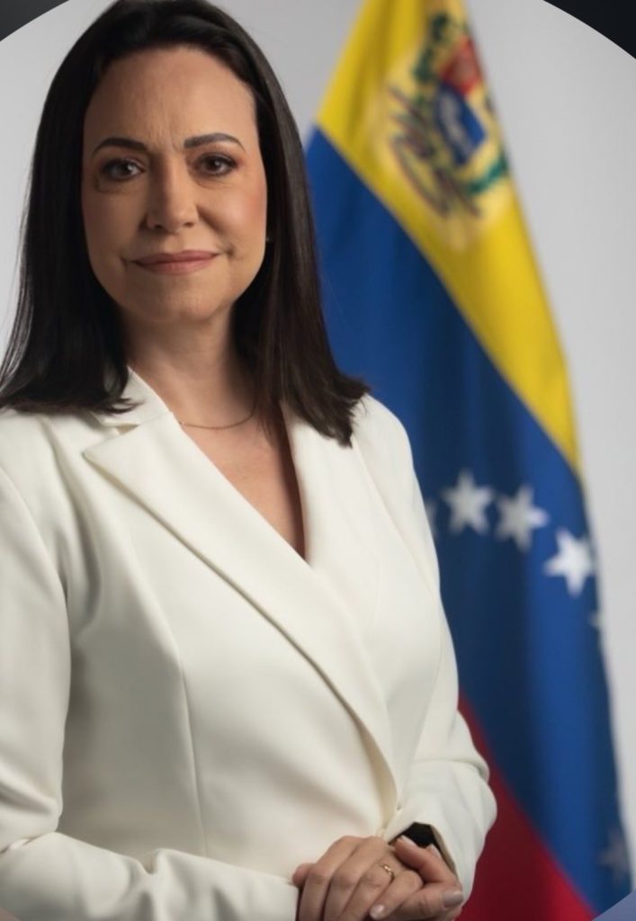 Legenda: Esta história mostra que o padrão de paz de Oslo nunca teve uma definição clara. Foto: Maria Corina Machado divulgação/instagram