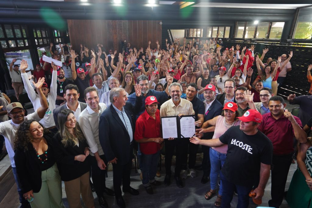A/Legenda: A ação representa um marco histórico, encerrando um conflito fundiário que se estendia há mais de 30 anos na região - Foto: Reprodução.