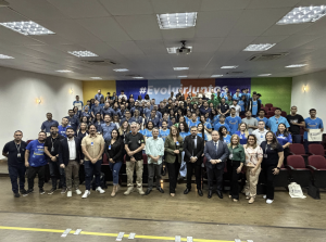 O encontro contou com a presença de aprendizes, trabalhadores da empresa e de profissionais do SESI e do SENAI - Foto: Rerprodução.