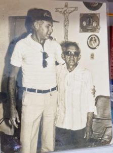 Jornalista Antonio José de Oliveira e Patativa do Assaré - Foto: Arquivo pessoal.