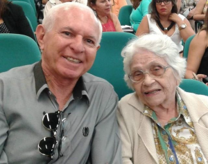 Antonio José e Adísia Sá- Foto: Arquivo Antonio José.