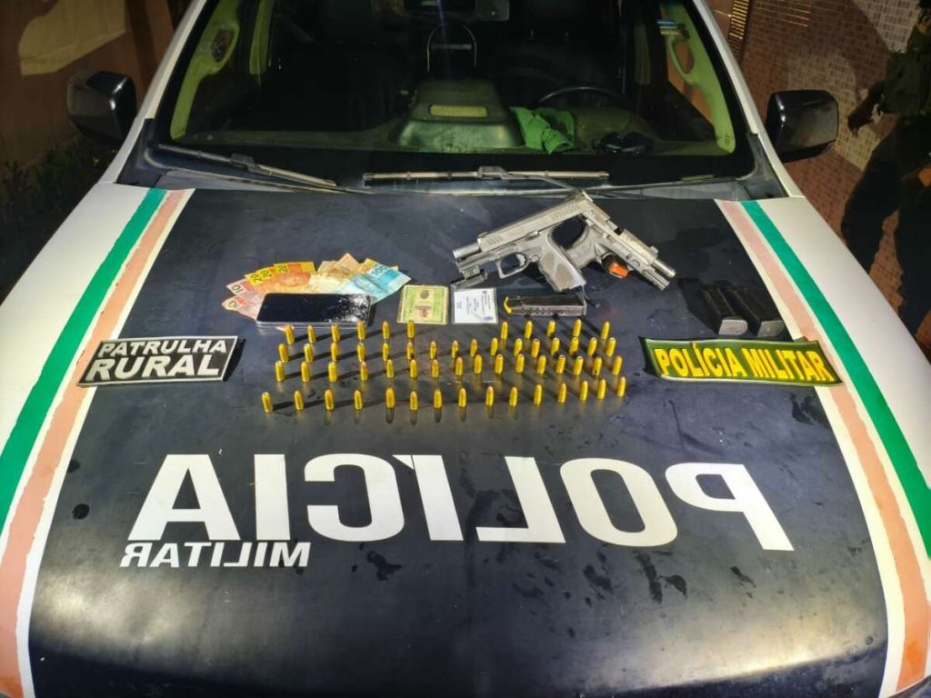 Foi encontrado R$ 380,00 e aparelho celular- Foto; Reprodução/SSPDS.