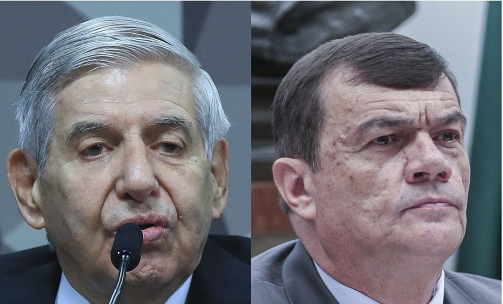 Augusto Heleno e Paulo Sérgio- Fotos: Lula Marques e Fábio Rodrigues/Agência Brasil.