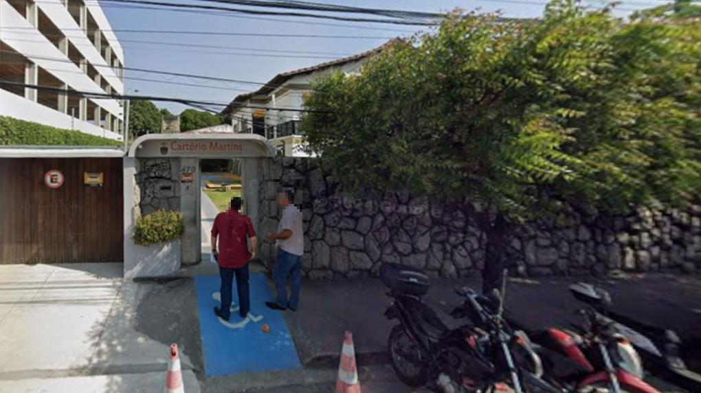 O denunciado é dono do Cartório do 2º Ofício de Notas da capital cearense, Cláudio Martins - Foto: Reprodução / Google Maps.
