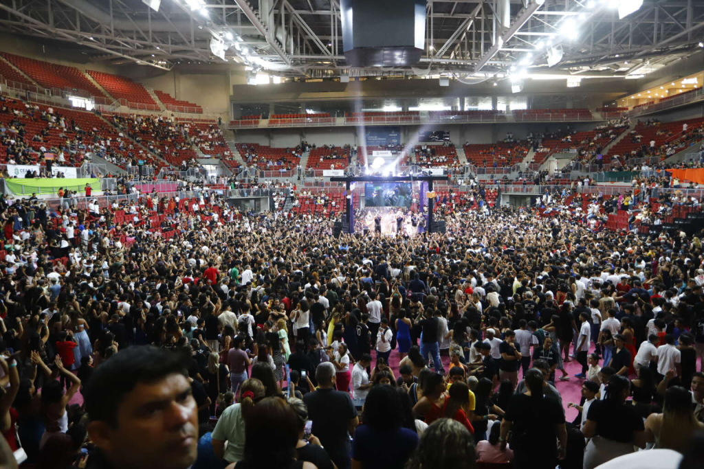 O evento marcou a maior movimentação estudantil realizada pela Educação fortalezense na história - Foto: Casa Civil.