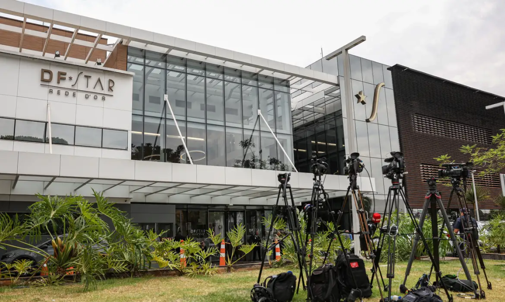 Fachada do hospital DF Star, onde Jair Bolsonaro está internado - Foto: Marcelo Camargo/Agência Brasil