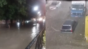Vários pontos da cidade de Canindé foram alagados - Foto: Reprodução.
